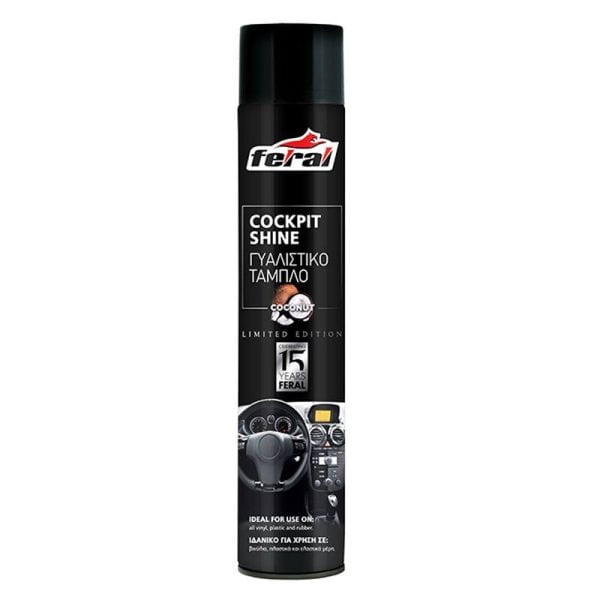 Feral Γυαλιστικό Ταμπλό Coconut 750ml - Cockpit Shine OEM