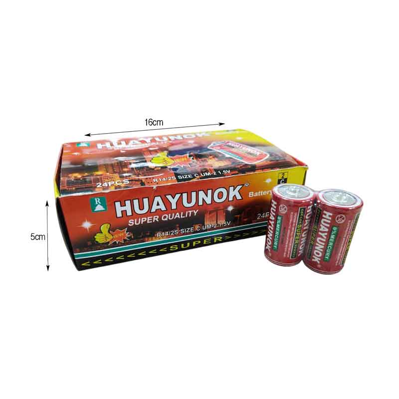 Huayunok Μπαταρία R14/2S C 24τεμ – Battery OEM