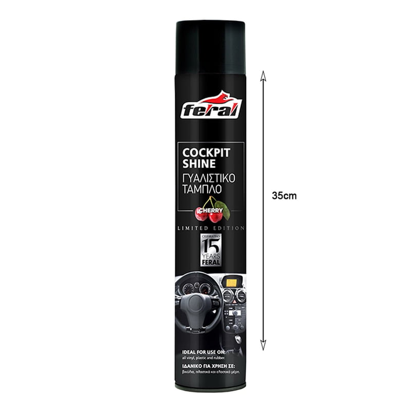 Feral Γυαλιστικό Ταμπλό Cherry 750ml - Cockpit Shine