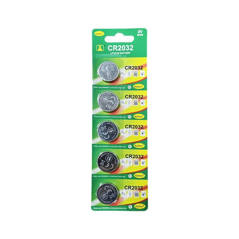 Σετ Μπαταριών Λιθίου CR2032 3V 5τμχ - Lithium Battery Set OEM