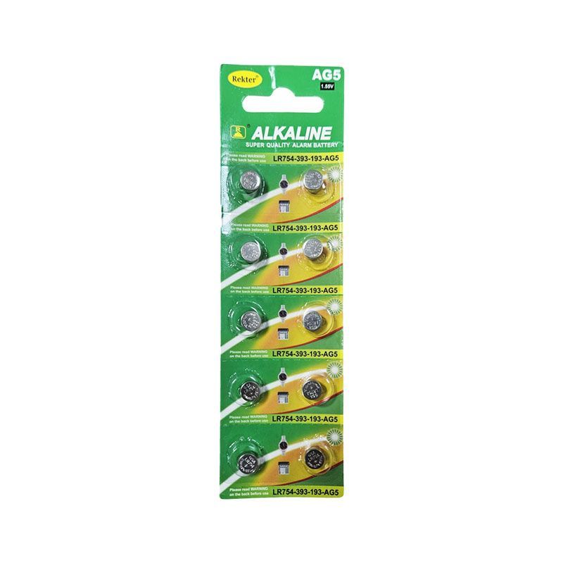 Σετ Αλκαλικών Μπαταριών LR754 1.5V 10τμχ - Alkaline Battery Set OEM