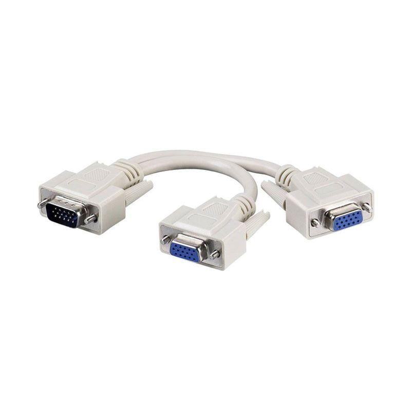 RUN&TENG Καλώδιο VGA 1 αρσενικό σε 2 θηλυκά RT004 - VGA cable splitter RUN&TENG