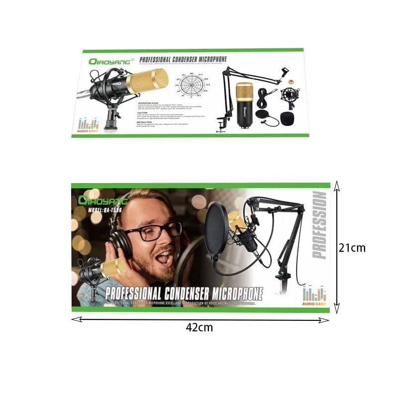 Qiaoyang Μικρόφωνο QA-T596 - Qiaoyang microphone condenser QA-T596 Qiaoyang