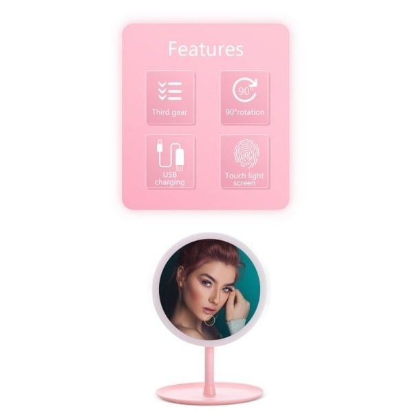 QIAOYANG Φορητός Καθρέφτης USB LED - Makeup mirror QA-T640 Qiaoyang