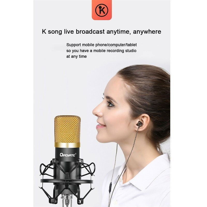 Qiaoyang επαγγελματικό σέτ μικροφώνου QA-T595 - Qiaoyang Professional microphone recording equipement QA-T595 Qiaoyang
