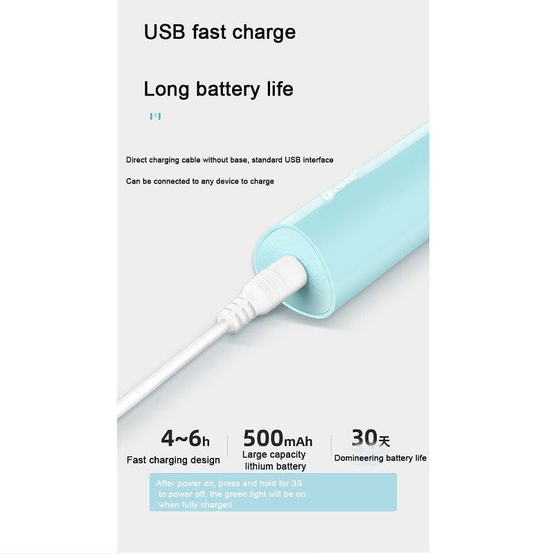 Qiaoyang ηλεκτρική οδοντόβουρτσα QA-T655 - Qiaoyang electric toothbrush QA-T655 OEM