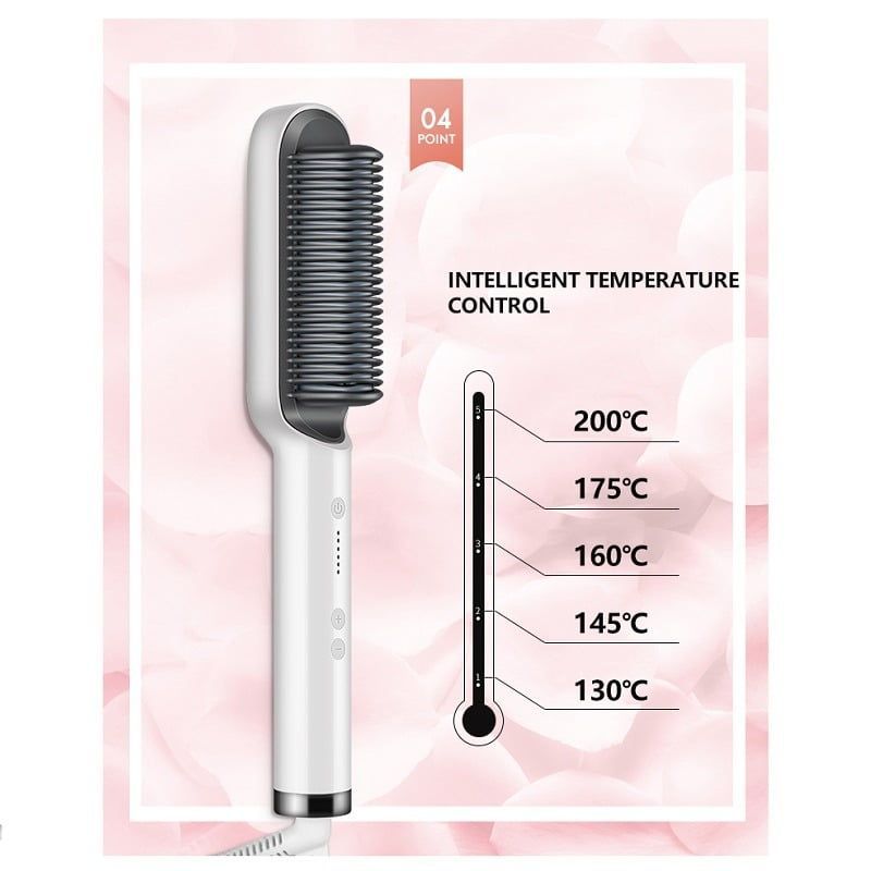 QIAOYANG Ηλεκτρική Βούρτσα για Ίσιωμα 45W QA-T08 - Straight curly comb OEM