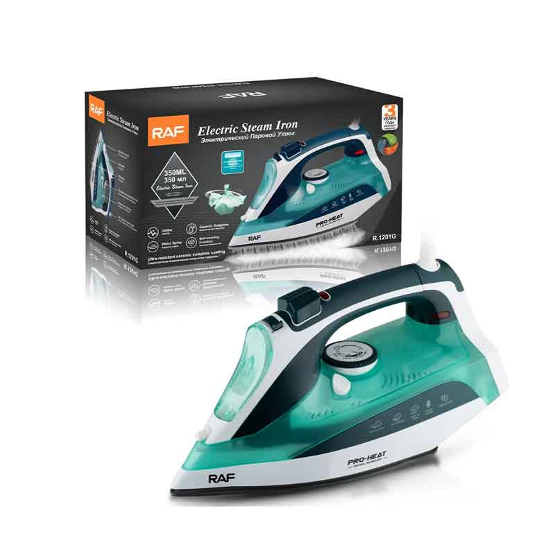 RAF Ηλεκτρικό Σίδερο Ατμού 2400W R.1201G 350ml - Electric Steam Iron RAF