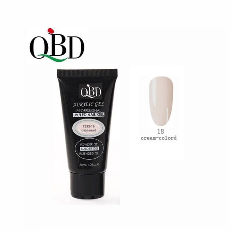 QBD Gel Χτισίματος Acrylic Gel UV & LED 30ml 1333-18 OEM