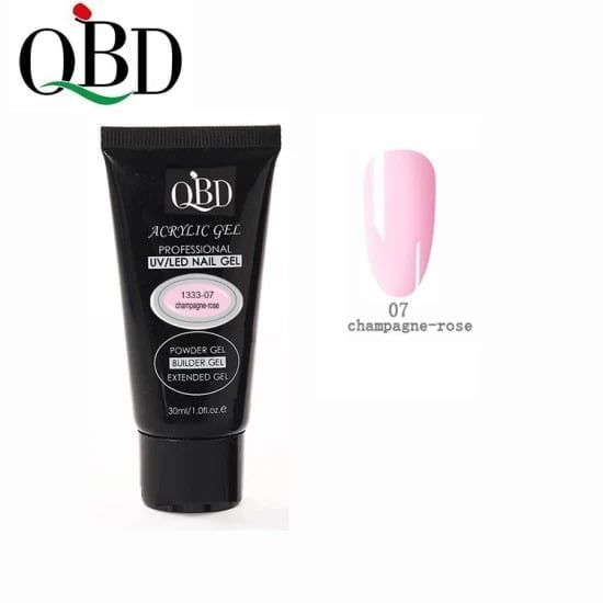 QBD Gel Χτισίματος Acrylic Gel UV & LED 30ml 1333-07 OEM