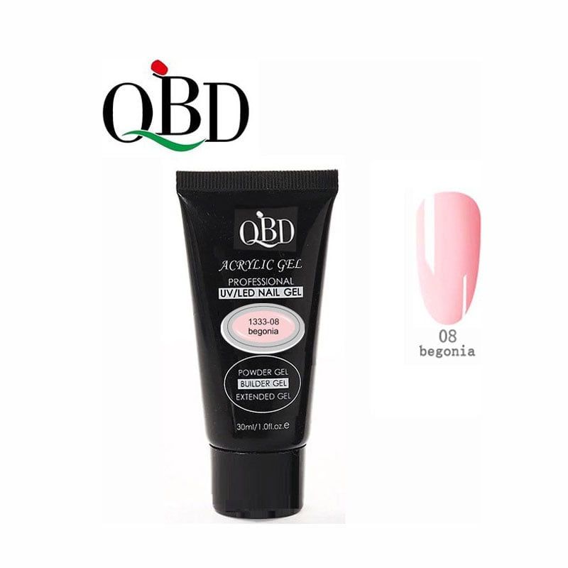 QBD Gel Χτισίματος Acrylic Gel UV & LED 30ml 1333-08 OEM