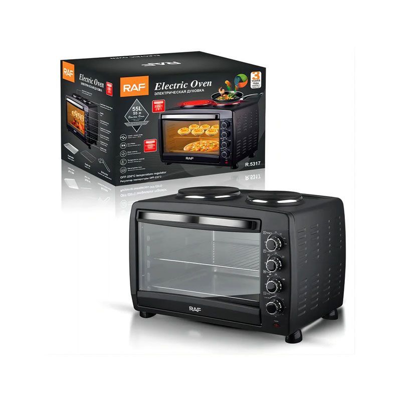 RAF Φουρνάκι με 2 εστίες 55lt R.5317 - Oven with 2 burners RAF