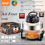 RAF Πολυλειτουργικό Φριτέζα Αέρος 8 σε 1 3500W 17l R.5406 - Multifunctional Airfryer Air Fryer Electric Fryer 3500W RAF