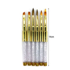 Σετ πινέλα νυχιών 6τμχ - Nail brushes 6pcs OEM