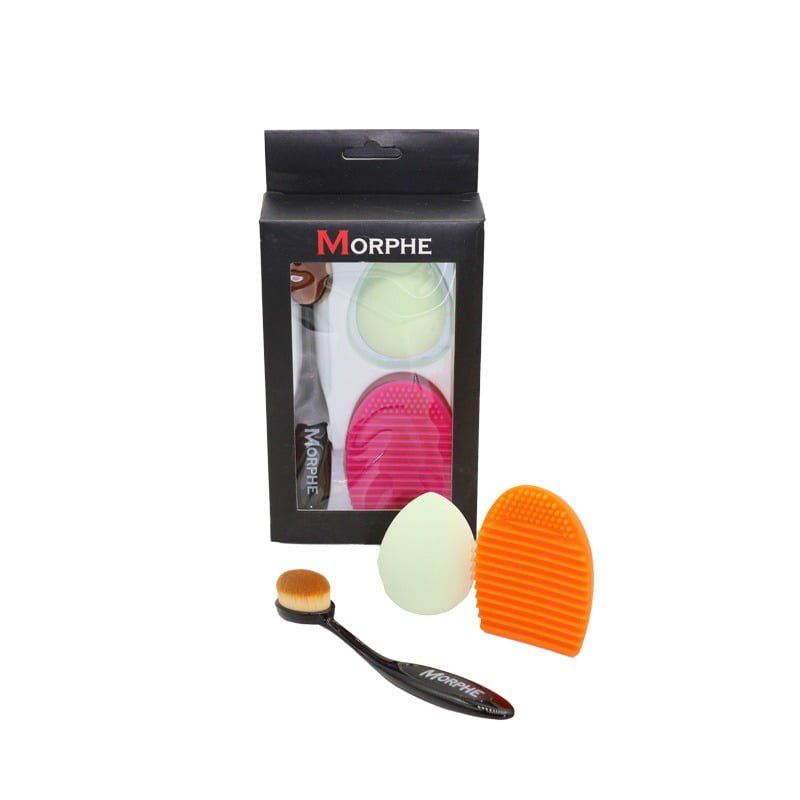 Σετ σφουγκαράκι και πινέλο μακιγιάζ - Make-up brush and sponge OEM