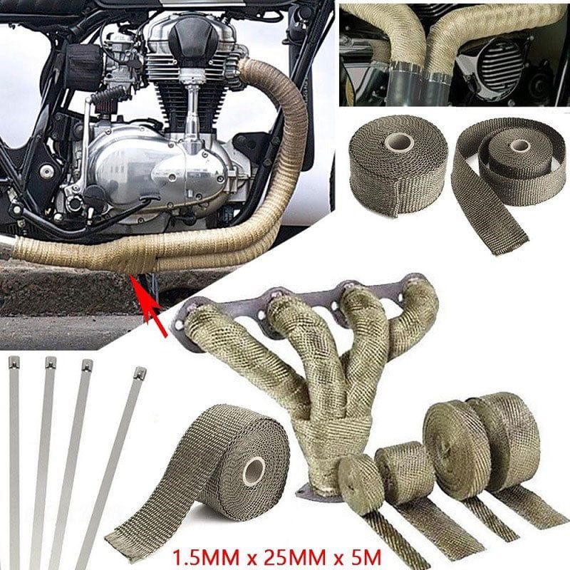 Θερμομονωτική Ταινία Λαιμού Εξάτμισης - Exhaust insulating wrap cool it thermo tec - Κίτρινο - Κόκκινο - Μπεζ - Μπλε - Μωβ OEM