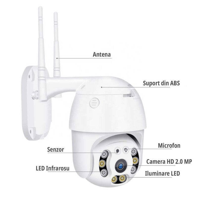 Lylu IP Κάμερα Παρακολούθησης Wi-Fi 5.0MP 360°- Smart camera LYLU