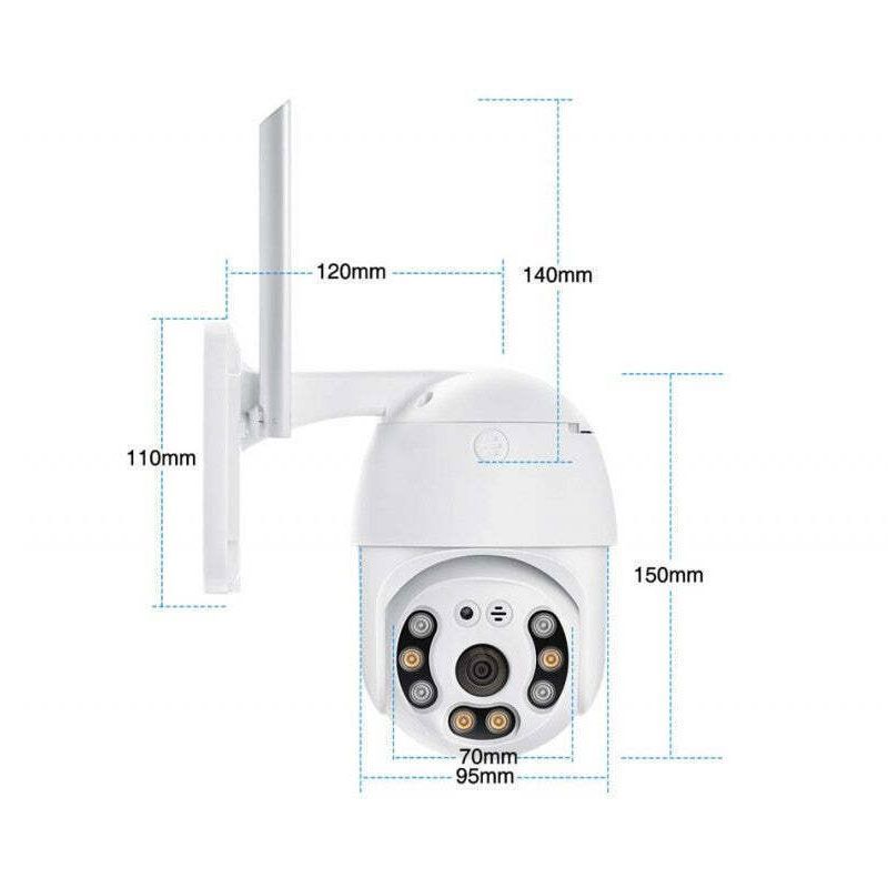 Lylu IP Κάμερα Παρακολούθησης Wi-Fi 5.0MP 360°- Smart camera LYLU