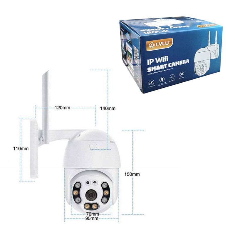 Lylu IP Κάμερα Παρακολούθησης Wi-Fi 5.0MP 360°- Smart camera LYLU