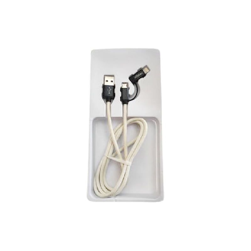 Treqa Καλώδιο Regular USB to Lightning / micro USB Cable 1m CA-812 - One head for dual-use Micro/Ios Treqa