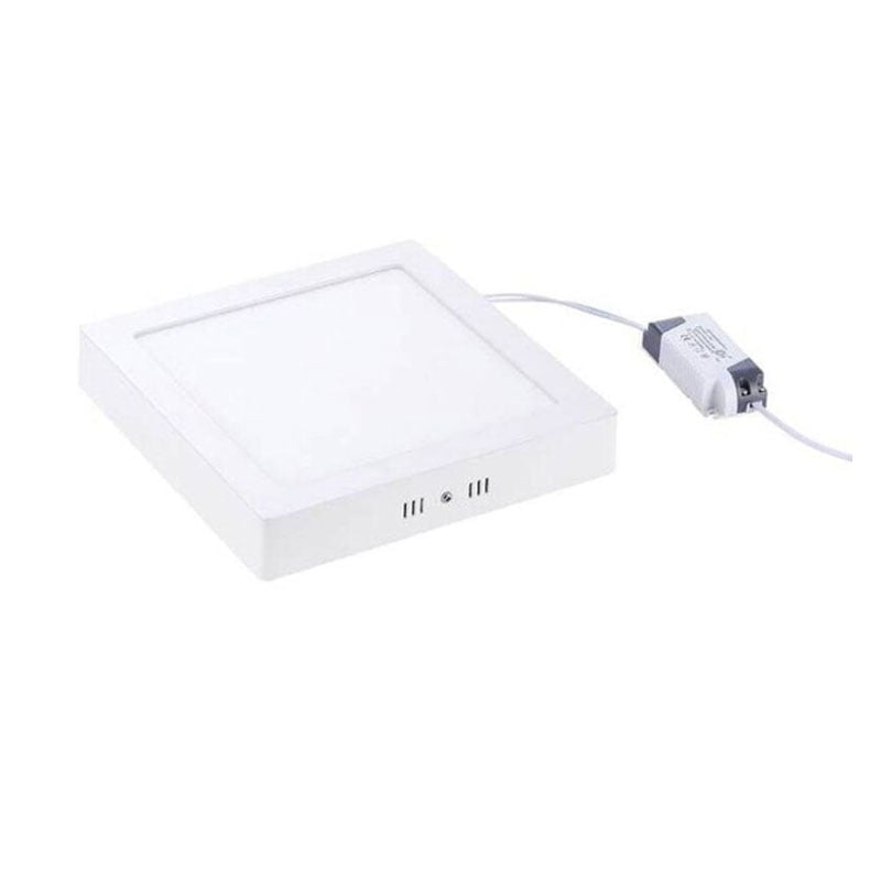 LED φωτιστικό οροφής λευκό φως 18W - LED PANEL SQUARE 220V WHITE OEM