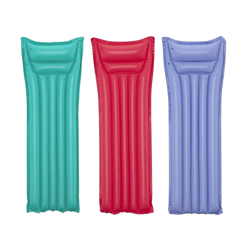 Bestway Φουσκωτό Στρώμα Θαλάσσης Bestway 1.83m - Summer Essential Floating Mat - Διάφανο - Μπλε - Ροζ OEM