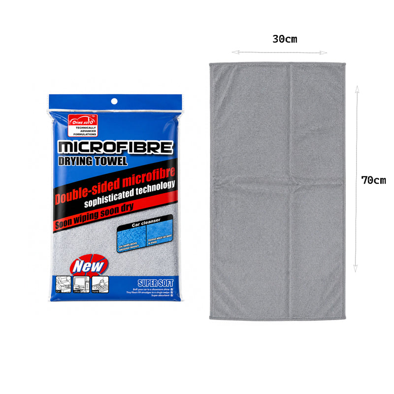 Πετσέτα Μικροϊνών Διπλής Όψης 30x70cm - Double Sided Microfiber Drying Towel 30x70cm OEM