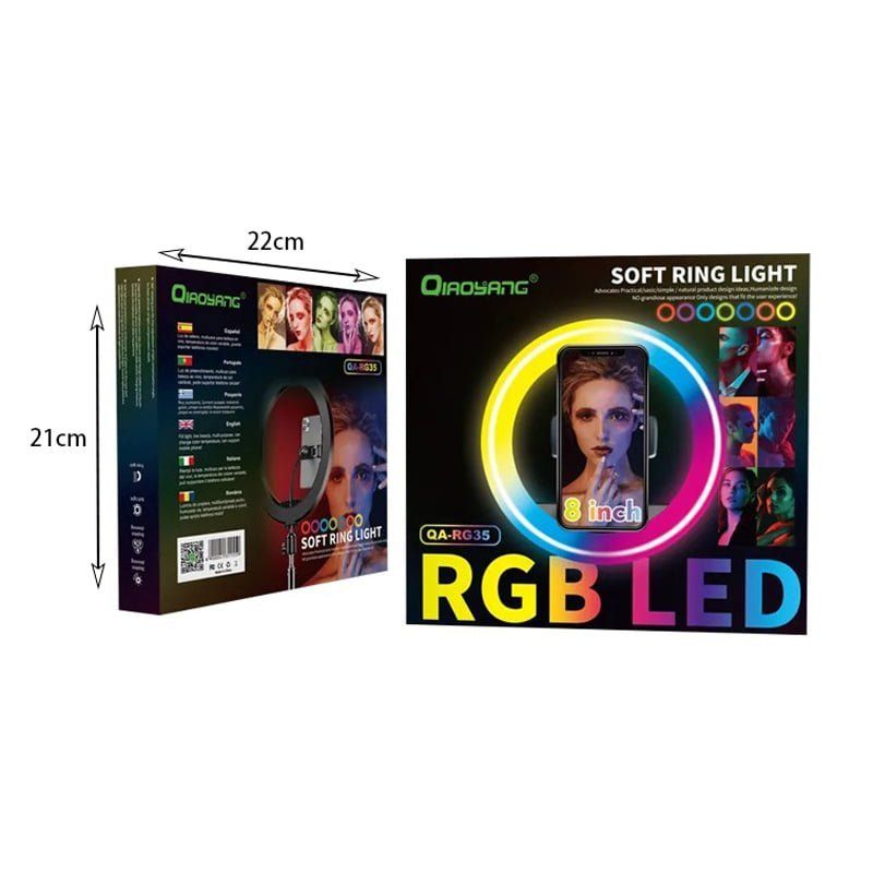 Qiaoyang LED Ring Light με Βάση QA-RG35 – Soft Ring Light Qiaoyang