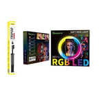 Qiaoyang LED Ring Light με Βάση QA-RG35 – Soft Ring Light Qiaoyang