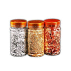 Φύλλα ασήμι για διακόσμηση νυχιών - Nail art decoration foil glitter - Ασημί - Μπρονζέ - Χρυσό OEM