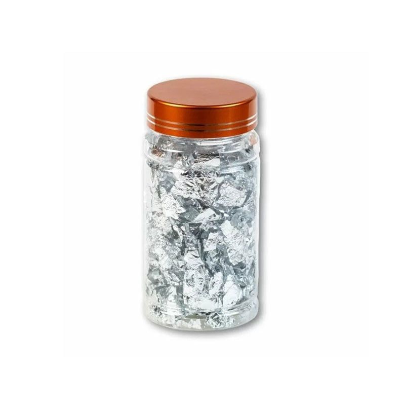 Φύλλα ασήμι για διακόσμηση νυχιών - Nail art decoration foil glitter - Ασημί - Μπρονζέ - Χρυσό OEM