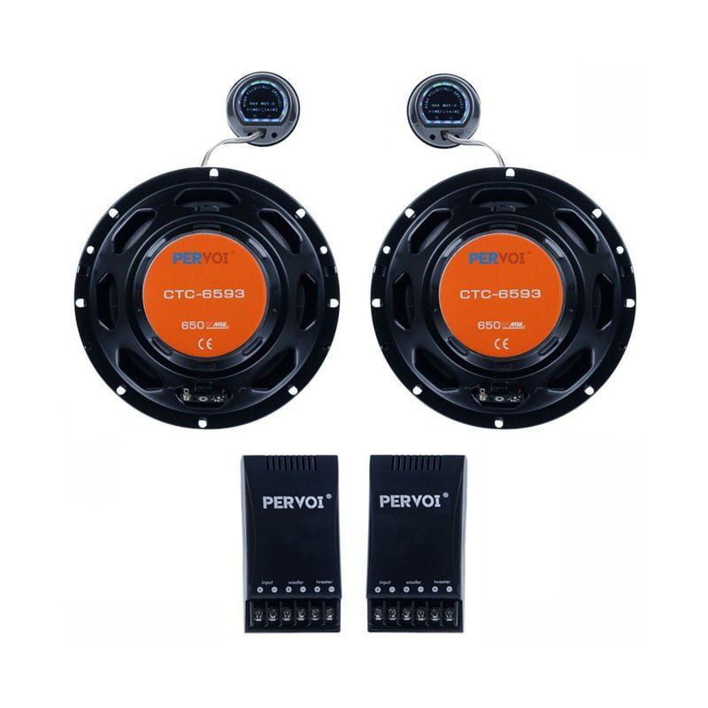 PerVoi Σετ Ηχεία Αυτοκινήτου CTC-6593 με 650W RMS - Component Speaker PerVoi