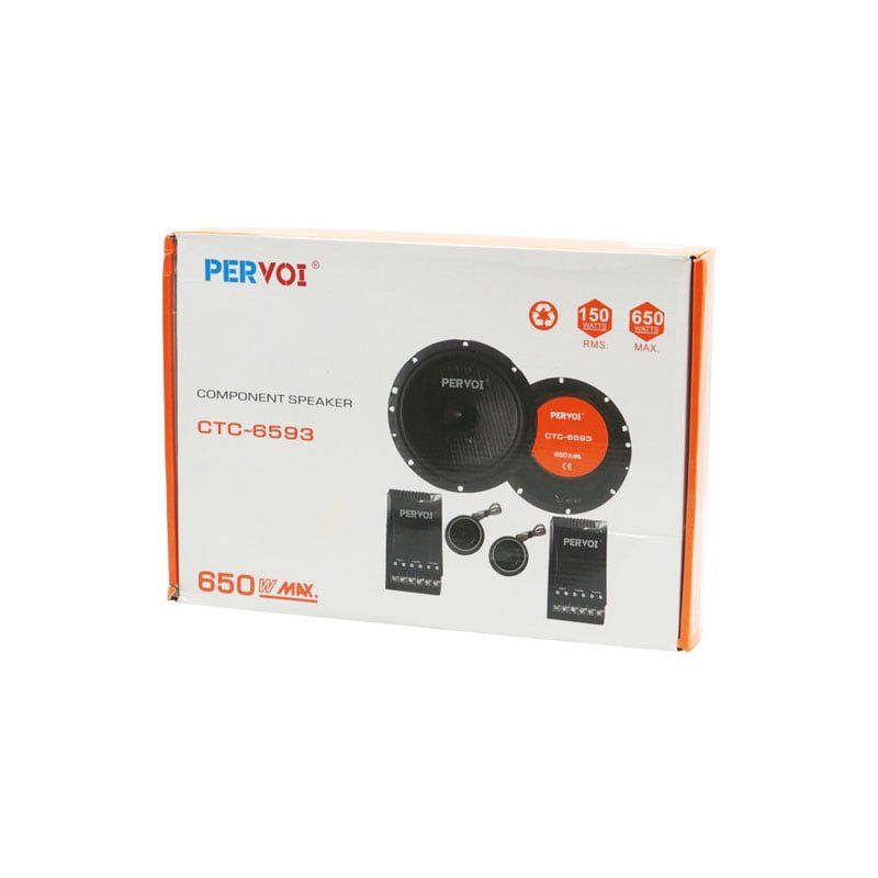 PerVoi Σετ Ηχεία Αυτοκινήτου CTC-6593 με 650W RMS - Component Speaker PerVoi