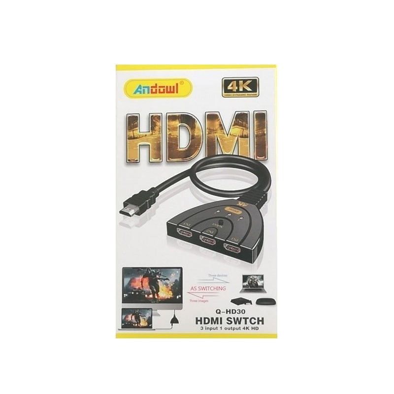 Andowl Μετατροπέας HDMI 4K HD Q-HD30 - HDTV Switch ANDOWL