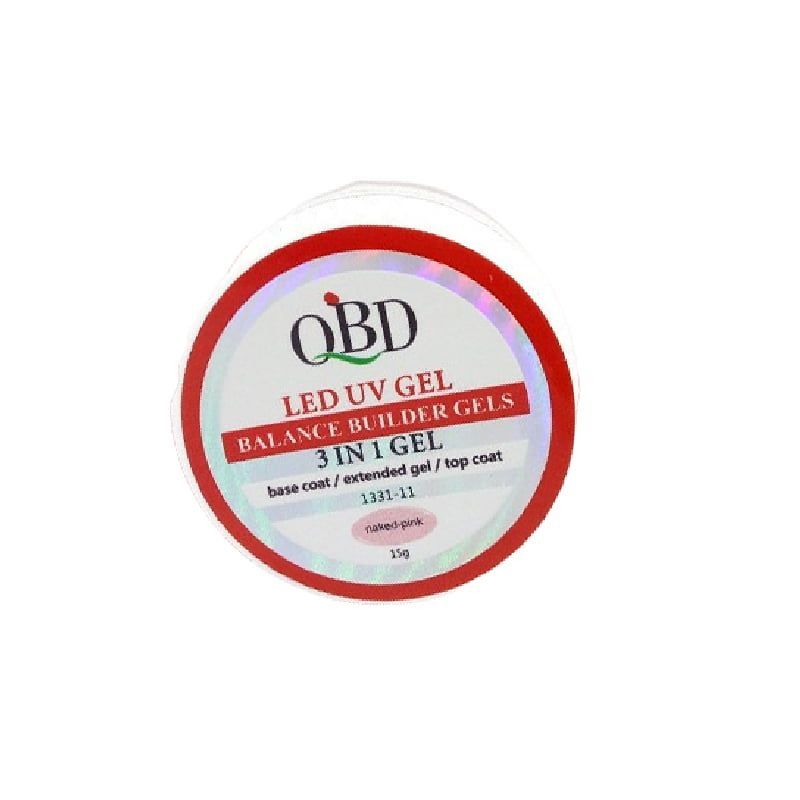 Gel χτισίματος QBD Led Uv Gel Balance Builder 3 in 1 Gel 15gr 1331-11 - 1 - 10 - 11 - 12 - 2 - 3 - 4 - 5 - 6 - 7 - 8 - 9 OEM