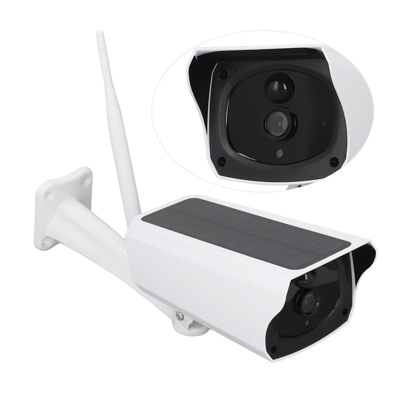 Ηλιακή Ασύρματη Επιτοίχια IP WiFi Κάμερα - Low Power IP WiFi Solar Bullet Camera OEM
