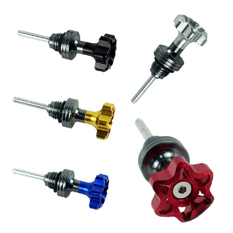Rchang Τάπες Λαδιού Μηχανής - Oil Tank Dipstick Fit Motorcycle - Κόκκινο RCHANG