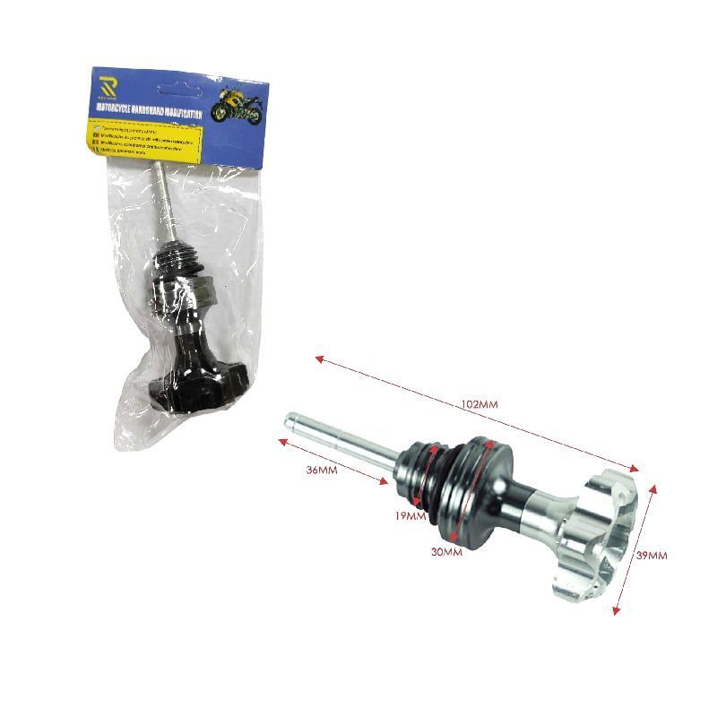 Rchang Τάπες Λαδιού Μηχανής - Oil Tank Dipstick Fit Motorcycle - Μαύρο RCHANG
