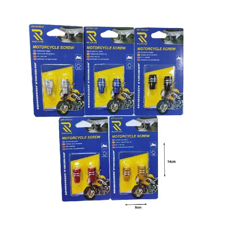 Rchang Διακοσμητικές βιδες μοτοσικλέτας W1415 - Motorcycle screw - Μπλε RCHANG