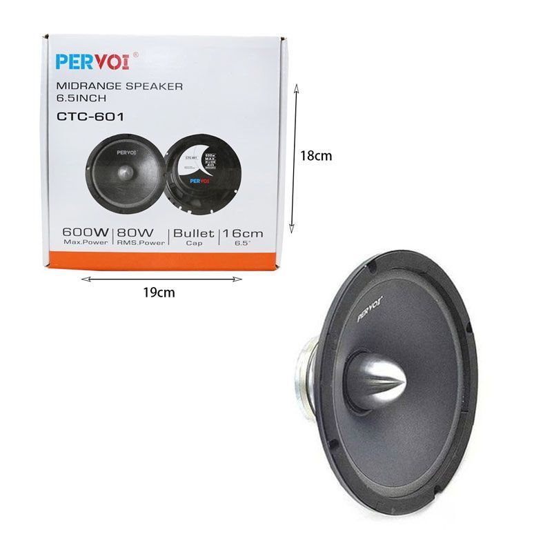 Pervoi ηχείο αυτοκινήτου 600W 6.5inch CTC-601 - Pervoi midrange speaker PerVoi