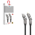 Wisdomup Καλώδιο Φόρτισης και Δεδομένων USB σε Lightning με Μεταλλικά Βύσματα 60W SJX-48 - USB to Lightning Fast Charging Data Cable 60W with Metal Connectors OEM