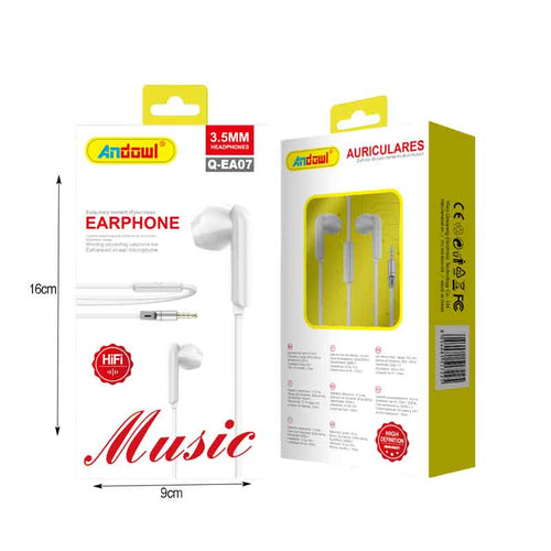 Andowl Ενσύρματα Ακουστικά με AUX 3.5mm Q-EA07 - Headphones ANDOWL