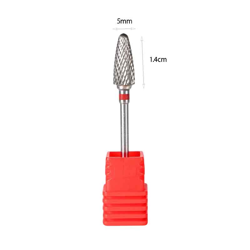Φρεζάκι καρβιδίου Κόκκινο 52#- Carbide nail drill bit OEM