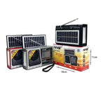NNS NS-1521S Επιτραπέζιο Ραδιόφωνο Ηλιακό με USB - Radio - Γκρι NNS