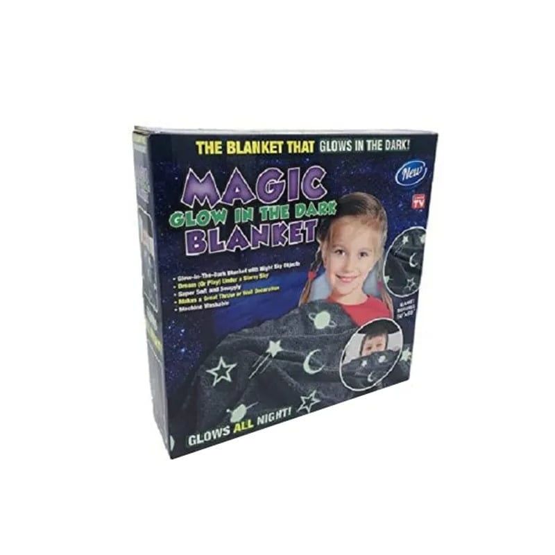 Κουβέρτα που φωσφορίζει στο σκοτάδι - magic blanket 1.25x1.5m OEM