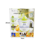 Sokany Ηλεκτρικός Στίφτης 45W με Χωρητικότητα 700ml WK-725 - Sokany Juicer 45W with 700ml Capacity WK-725 Sokany