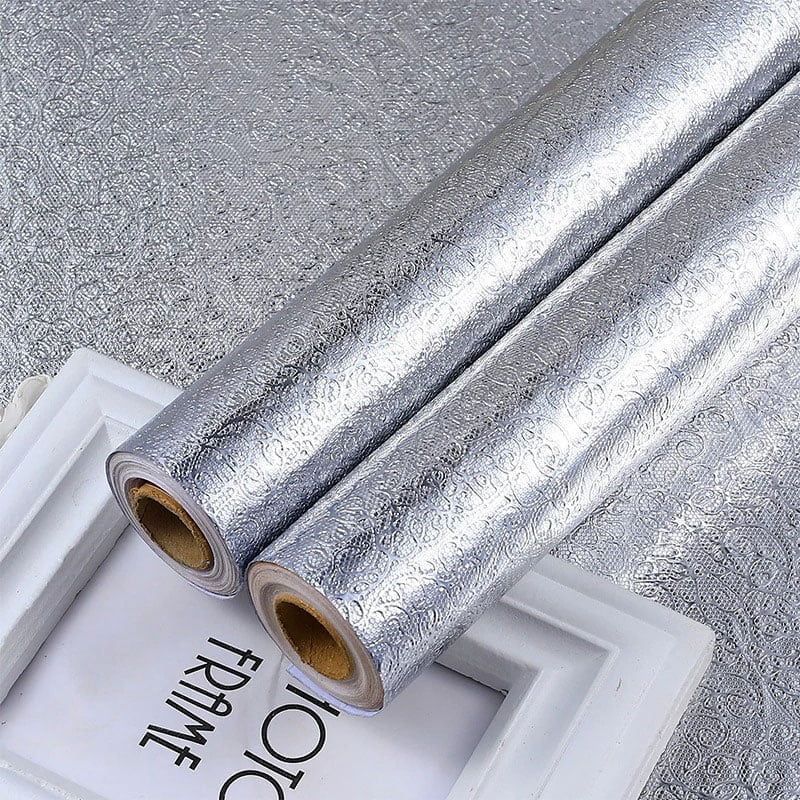 Αυτοκόλλητο φύλλο αλουμινίου 40cm x 2m – Aluminium foil sticker 40cm x 2m OEM