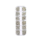 Στρασάκια νυχιών Ασημί #302- Nail accessories OEM