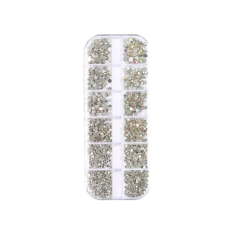 Στρασάκια νυχιών Ασημί #302- Nail accessories OEM