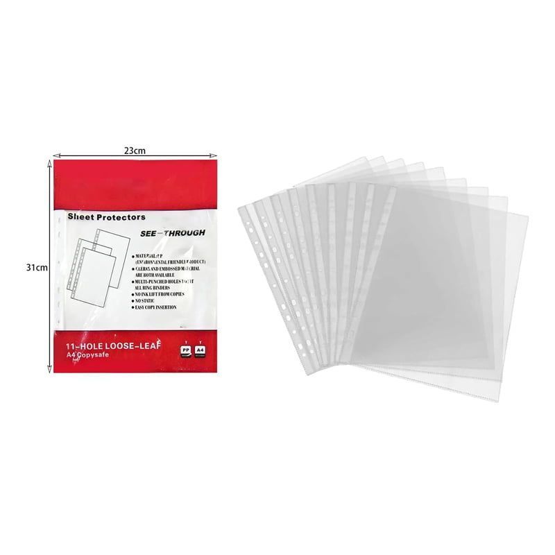 XMZ Ζελατίνες Α4 100τεμ - Sheet Protectors A4 100pcs XMZ